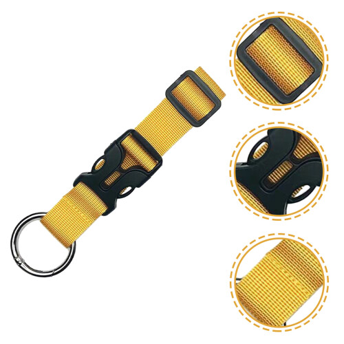 2 Pack Gepäckgurte Für Koffer Rucksack Gelb 1