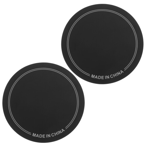 2Stk Drum Protection Pad Schlagzeugmatte Set Für E-Drums Schwarz