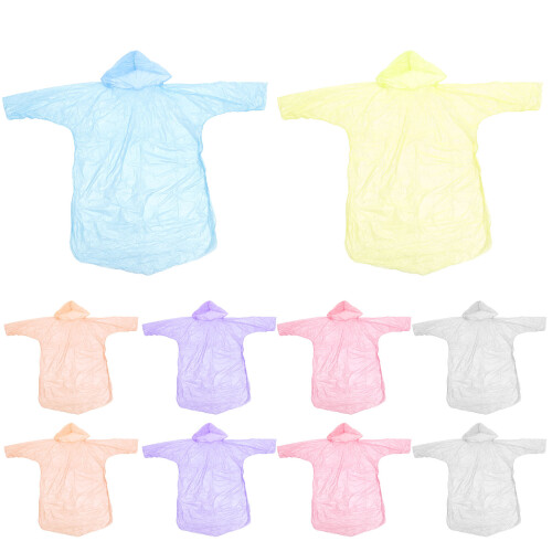 10 Poncho Transparenter Mit Regenmantel Mit Ärmeln Reise 2
