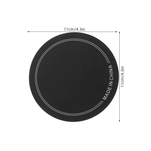 2Stk Drum Protection Pad Schlagzeugmatte Set Für E-Drums Schwarz 2