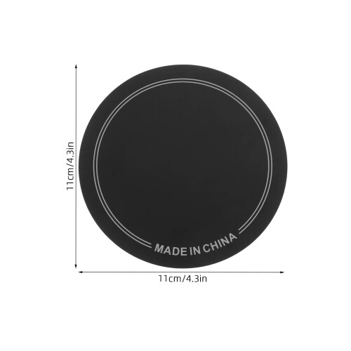 2Stk Drum Protection Pad Schlagzeugmatte Set Für E-Drums Schwarz 1