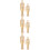 6 Stuks Onafgewerkte Mannequin Peg Voor 10