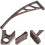 Outside Pool Canopy Bracket 60,00X19,00X4,50 Cm Koffie 8