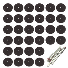 75Pièces Tranches De Résine Mini Pour Coupe Métal Marron