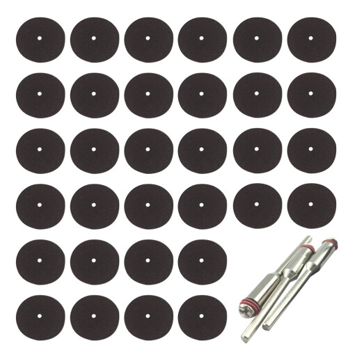 75Pièces Tranches De Résine Mini Pour Coupe Métal Marron