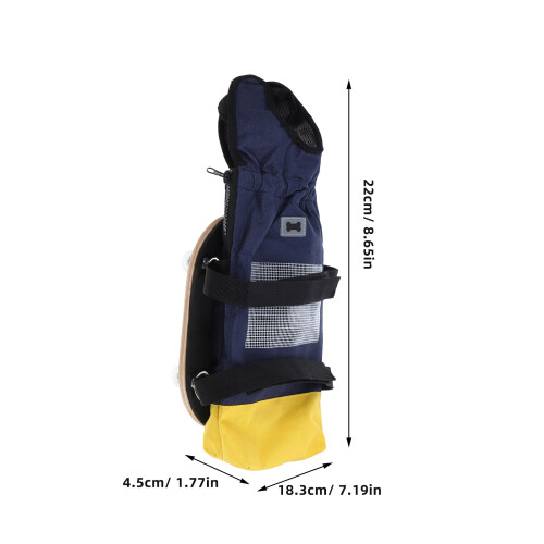 Hondewielstoel Achterpoten Met Multi Polyester En Hout 1 2