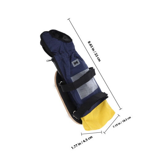 Hondewielstoel Achterpoten Met Multi Polyester En Hout 1 1