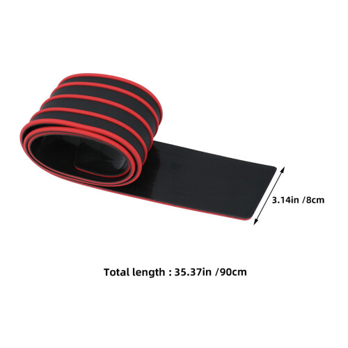 2St Autodeur Drempelbeschermer Rubber Bumper Guard Set 1