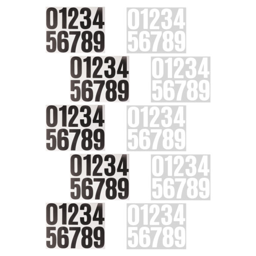 10 Sheets Mailbox Number Stickers House On Numbers For Doors Address