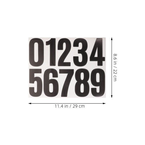 10 Sheets Mailbox Number Stickers House On Numbers For Doors Address 1