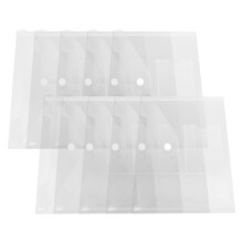Clear Aktenordner Transparenter PP Dokumentenhalter 12