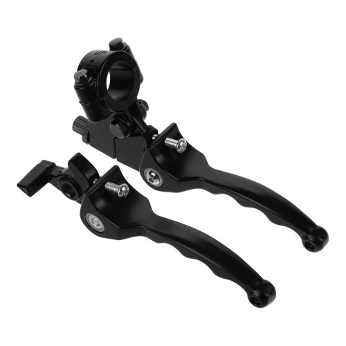 Clutch Brake Handle Levers Schwarz Stahl 1 Satz