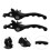 Clutch Brake Handle Levers Schwarz Stahl 1 Satz 4