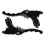 Clutch Brake Handle Levers Schwarz Stahl 1 Satz 7