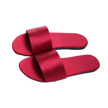 Skidproof Bruiloftssandalen Bruid Platte Zijde 1 Paar Rood