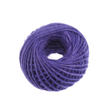 1 Rol Tag Rope Papieren Touw Paars Jute Label Touw