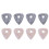 8St Met Ontwerp Ukelele Plekjes Felt Grijs 4