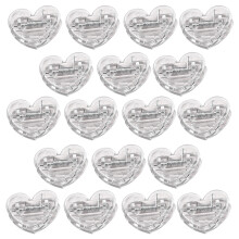 24 Stks Transparante Liefdesclip Foto Clips Voor Chips