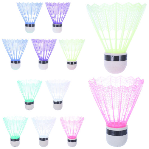 Nylon Badmintonpluimen Kleur 12-Pack 1