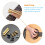 Guitar Pick Kit Finger Protector Halter Slide Tonstab Golden 10