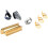 Guitar Pick Kit Finger Protector Halter Slide Tonstab Golden 4