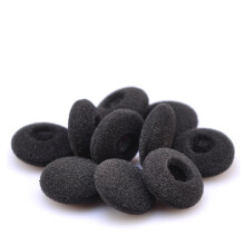 Foam headphone cover earbuds cushion 5-pair Black