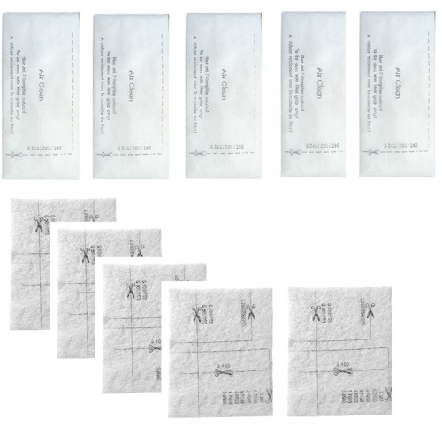 Filter en filterpad voor Miele stofzuigers 10 st 1