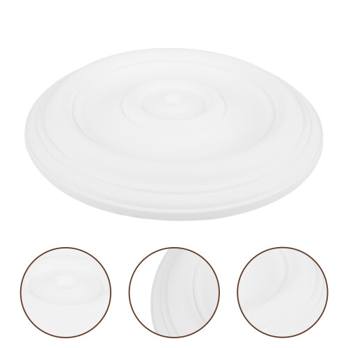 Raindrops Home Deckenmedaillon Ring Für Kronleuchter Weiß 2