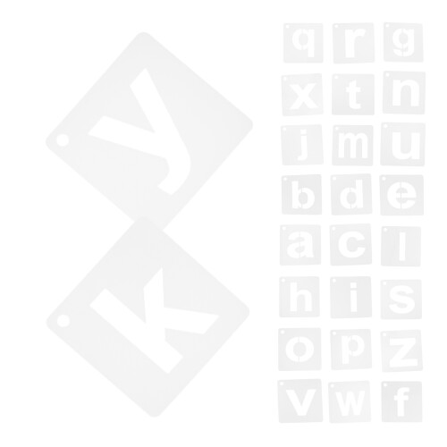 Letter Template Alphabet Schablonen Mini Für Malerei Kind