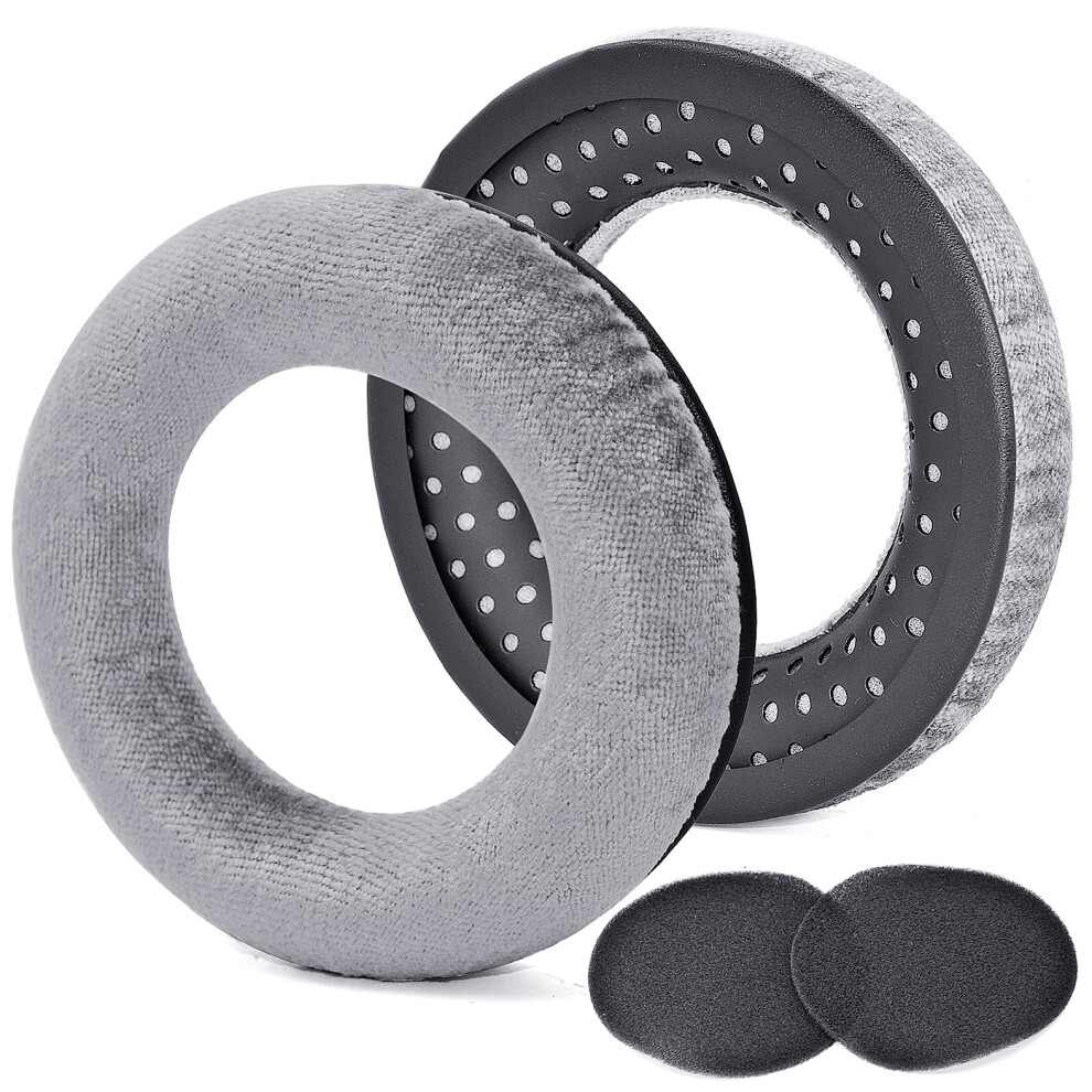Inf Grey Velour Earpads Compatible With Beyerdynamic Dt880/990, Dt770 Pro
