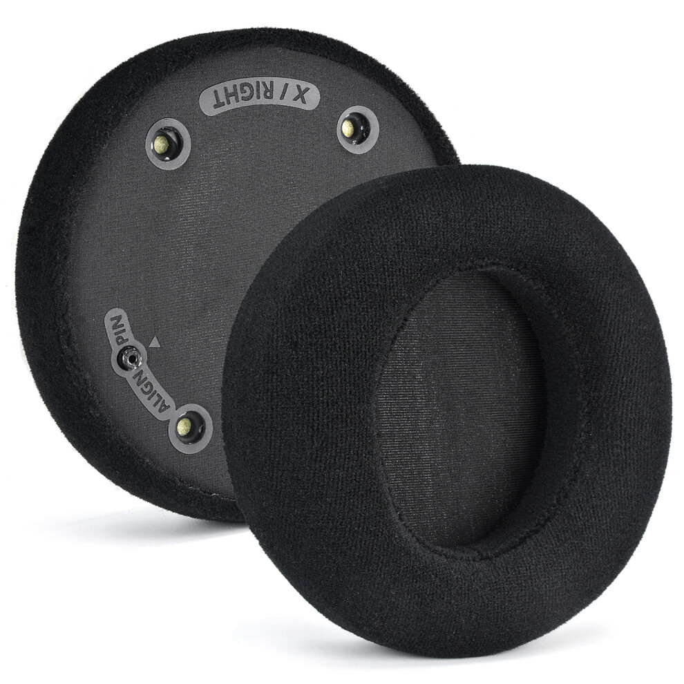 Replacement Velour Cushions Earpads For Philips Audio Fidelio M Fidelio X2 X1 Black 7314280677030