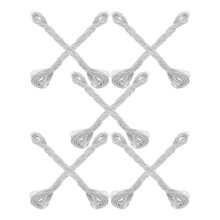 12St Zilveren Borduurgaren Polyester Voor DIY Handwerk En Kruissteken