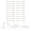 20Paren Kledingknopen Wit Stoffen Voor DIY Naaiaccessoires 5