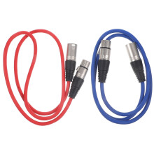2St Mikrofonkabel Für Mischpulte Rot PVC Ausgeglichener