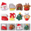 24 Weihnachtsstyle Haargummis Elastische Halter 11
