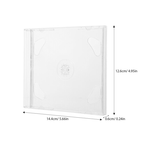 10Stk CD DVD Aufbewahrungsetuis Behälter 1