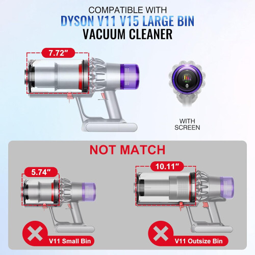 Ersatz-Staubbehälter und -Filter für Dyson V11 1