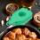 Meatball Maker Tongs Green Plastic Smooth Surface Easy To Use 6