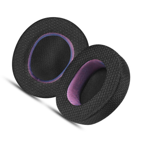 Replacement Ear Pads for SteelSeries Arctis Nova Pro - Black & Purple   Bluetooth version