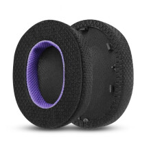 Replacement Ear Pads for Sony WH-1000XM5 Headphones - Black/Purple Mesh