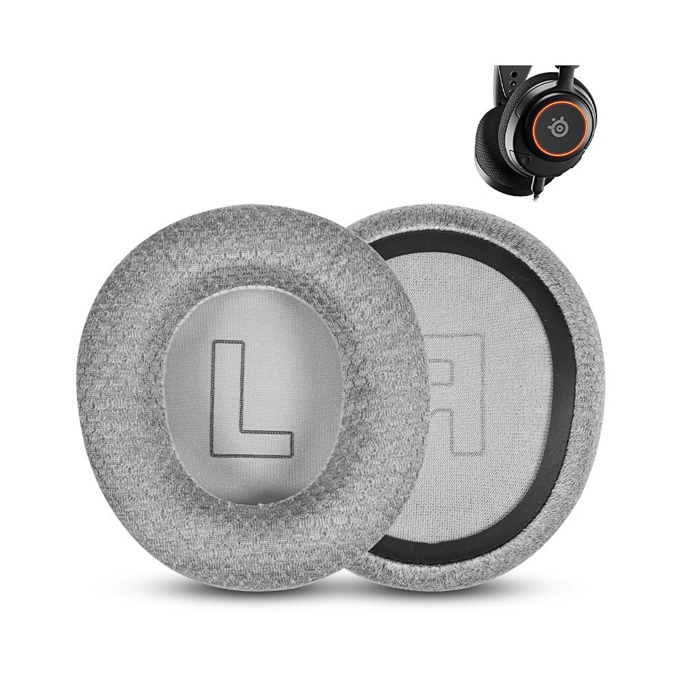 Replacement Ear Pads For Steelseries Arctis Nova Pro Headphones Grey 7314281068783