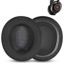Ersatz-Ohrpolster für SteelSeries Arctis Nova Pro Kopfhörer Black+Blue