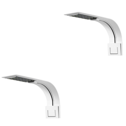 2Stk LED Aquarium Licht Clip-On 2