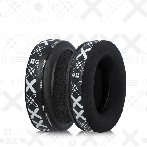 Replacement Earpads for HyperX Cloud 2 - Breathable Ice Silk Ear Cushions (White Print)