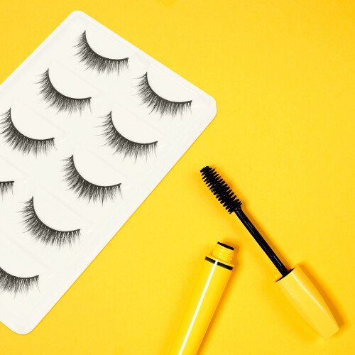 Eyelashes Schwarz 5 Paar 1,5x0,4x0,2 Kunstfaser 1