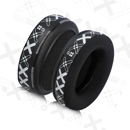 Replacement Earpads for HyperX Cloud 2 - Breathable Ice Silk Ear Cushions (White Print) 1