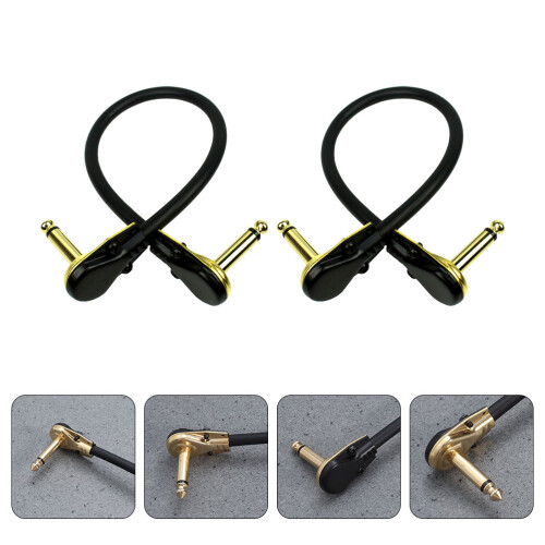 2Stk. Effektkabel Kupfer Flachstecker Für Messgerät 2