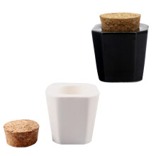 2Stk Crystal Gel Polish Cups Maniküre Schale Nail Art Werkzeug