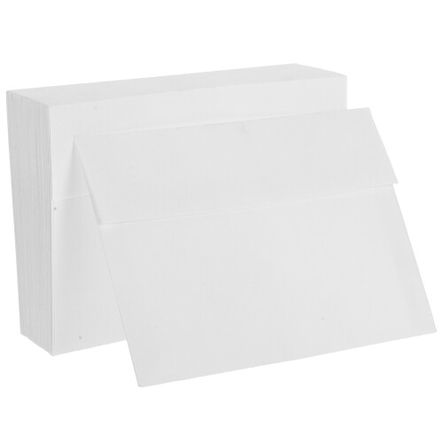 50Stk Leere Briefumschläge Postkartenumschläge Weißes