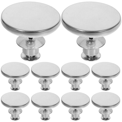 10er Pack Moderne Dekorative Silberne Vorhang Halteclips 2